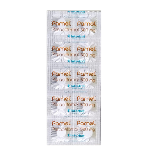 Pamol 500Mg 10 Strip @ 10 Tablet