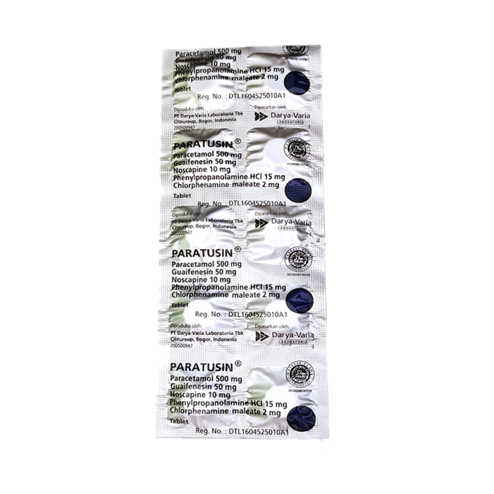 Paratusin 20 Strip @ 10 Tablet